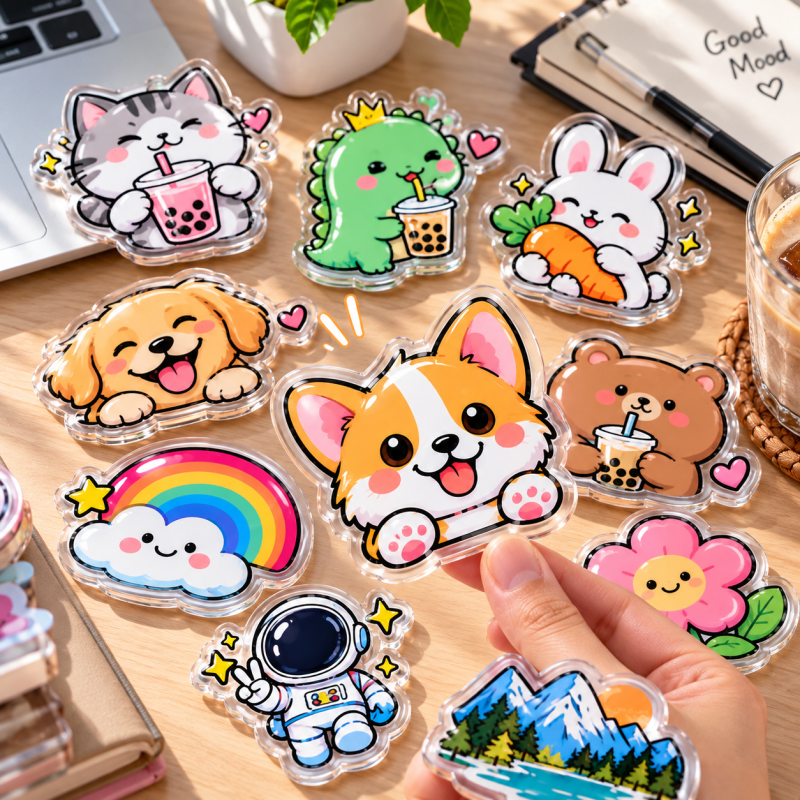 acrylic sticker