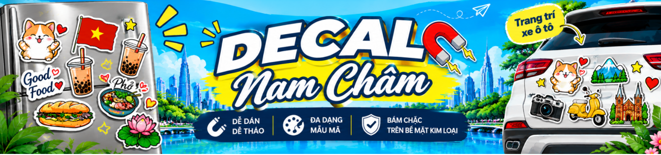decal nam châm